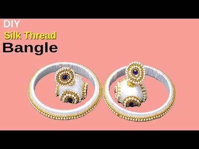 How to make silk thread bangles at home | indian silk thread bangles, diy silk thread bangles