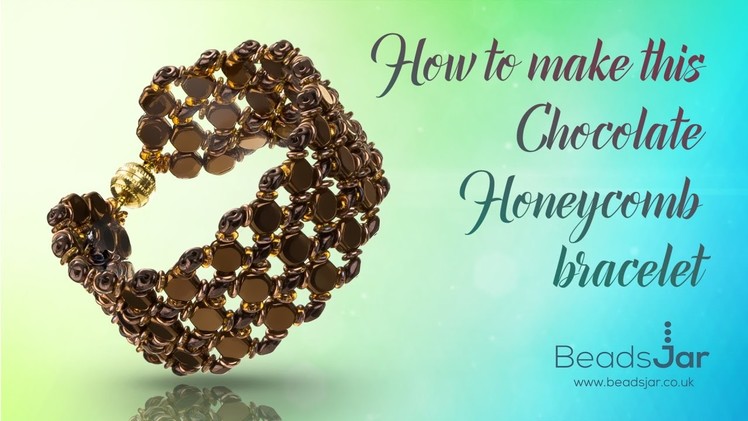 How to make this Chocolate Honeycomb Bracelet | Seed Beads