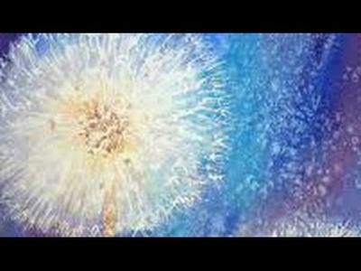 How to paint Dandelions| Easy Painting trick |Painting with Toilet roll| Kids Art & Crafts|