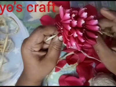 How to string rose petals garland