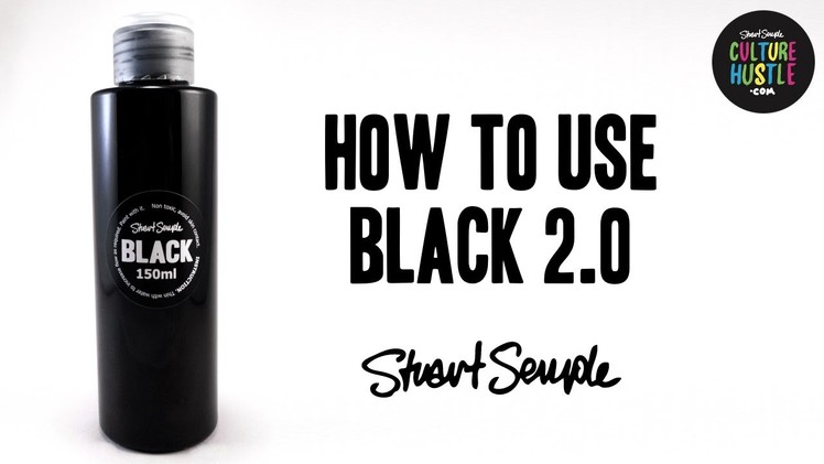 How to use BLACK 2.0 - painting cars, dying clothes, body painting and coverage.