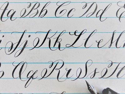 How to write in calligraphy - new letters for beginners =)