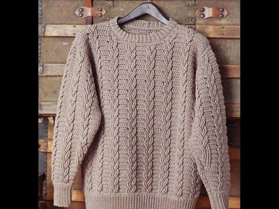 IDEAS for Gents Sweater in Hindi - Sweater Designs Pattern for Gents | knitting pattern design