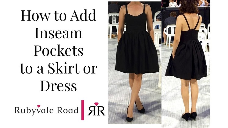 Inseam Pockets | How to Add Pockets to a Skirt or Dress