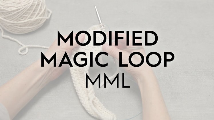 Knitting Around Corners with Modified Magic Loop. MML. Knitting Tutorial