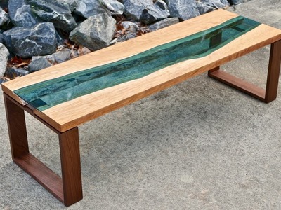 Live Edge River Coffee Table | How To Build - Woodworking