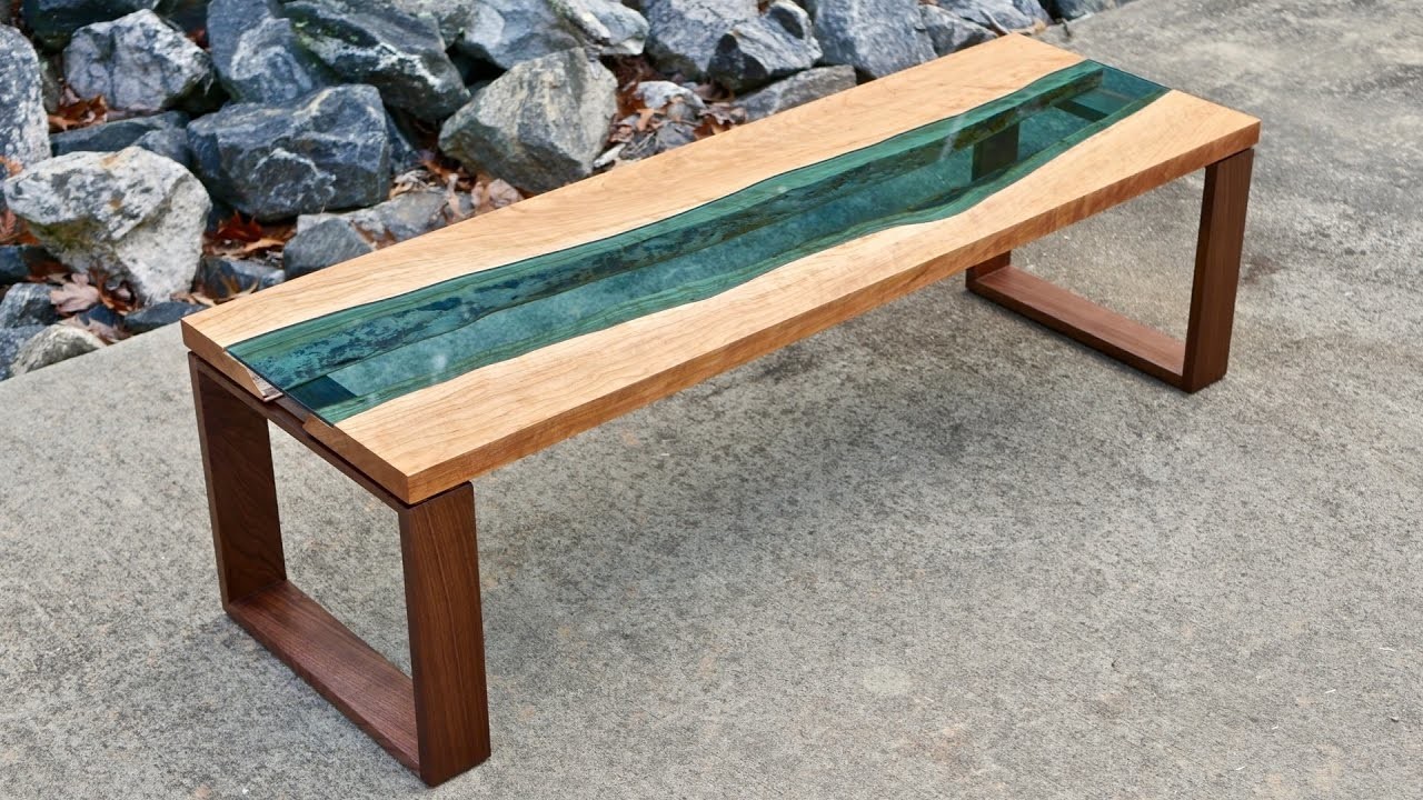 Live Edge River Coffee Table, How To Build - Woodworking 