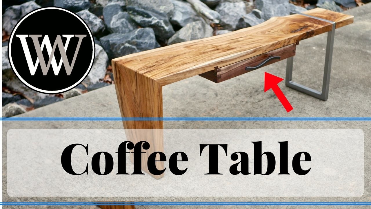 waterfall coffee table wood diy waterfall coffee table wood diy