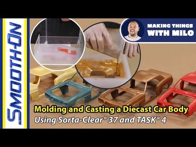 Mold Making Tutorial: How to Make a Silicone Squish Mold for Casting a Plastic Model Car Body