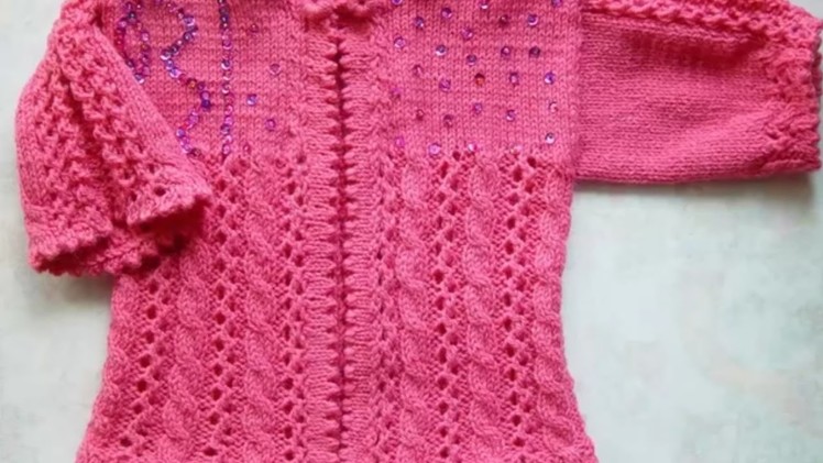New sweater design for kids in hindi - handmade knitting sweater