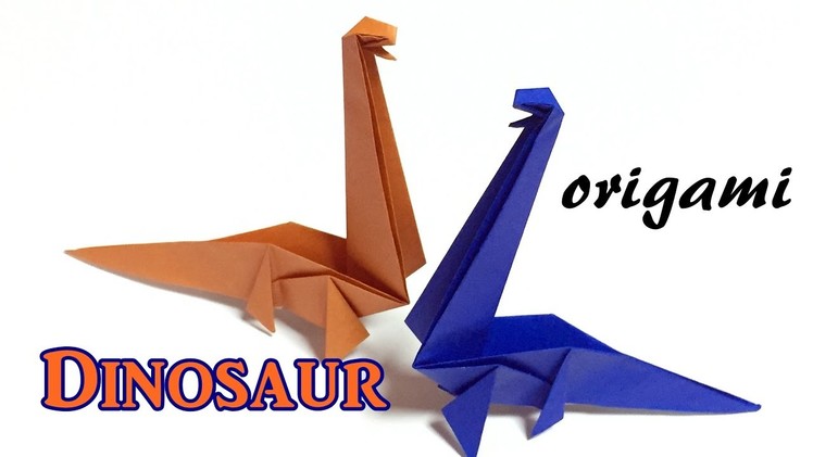 Origami dinosaur easy but cool  | How to make a paper dinosaur | origami  tutorial