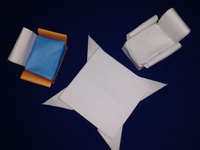 Origami Sofa Set - How To Make Paper Sofa Craft - Origami Furniture Sofa Paper Easy Step by Step