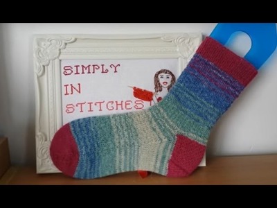 Part 4 Knitting tutorial heel turn for Hermione's everyday socks