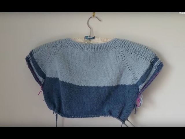 Part 5 Knitting tutorial for the Flax sweater