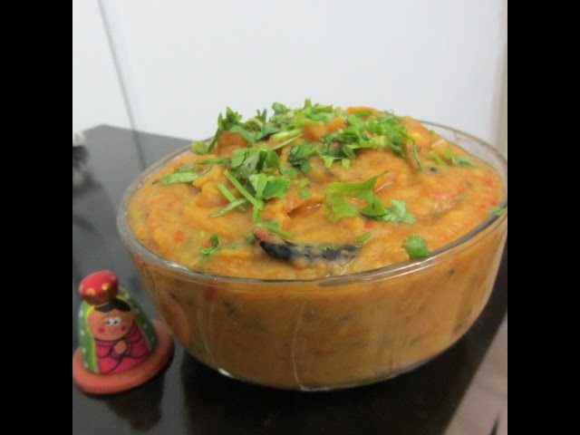 Tomato Dal - How to make andhra style tomato Pappu in telugu with english subtitles