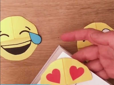 5 Minute Crafts   Cute paper emoji bookmarks ???? via Red Ted Art,