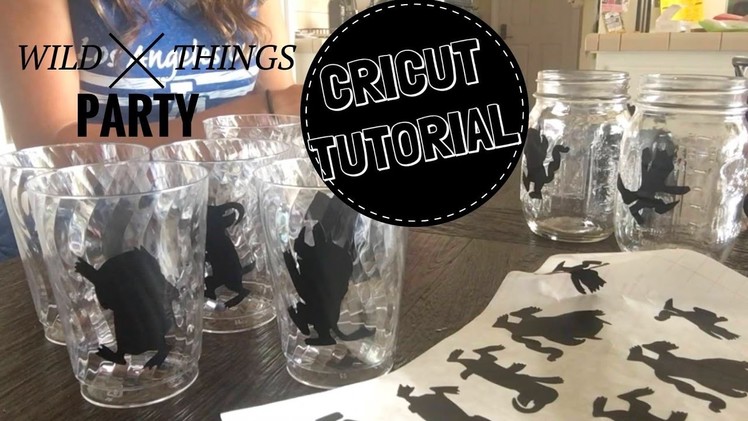 CRICUT. HOW TO UPLOAD YOUR OWN IMAGE. WHERE THE WILD THINGS ARE PARTY