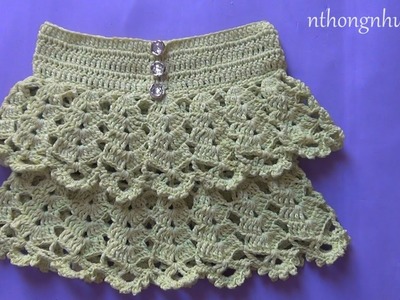 Crochet skirt tutorial - Pattern 1