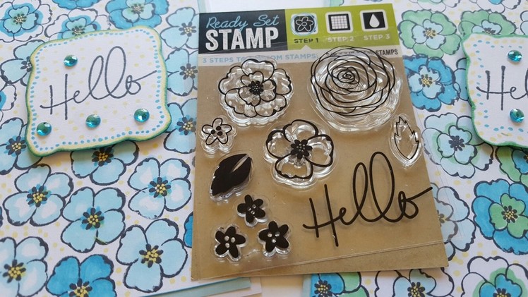 Dollar Tree Clear Stamp Set | Greeting Card | Let's See How It Works!