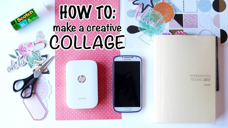 How to: Collage your own planner cover