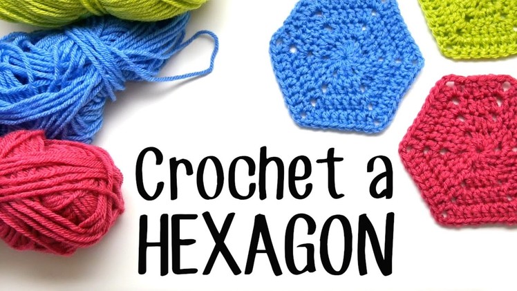 How to Crochet a Hexagon Left Handed