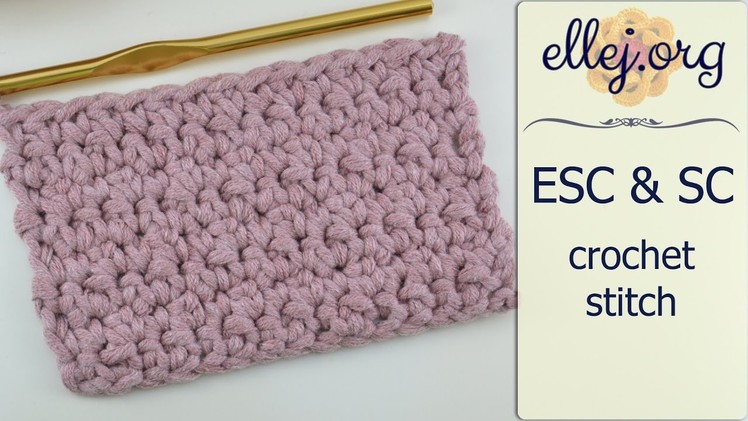 How to Crochet Extended SC Stitch ○ Free Step by Step Crochet Tutorial