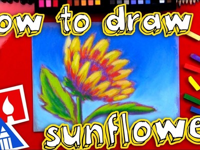 How To Draw A Sunflower With Soft Pastels
