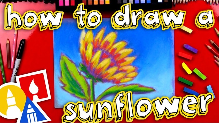 How To Draw A Sunflower With Soft Pastels