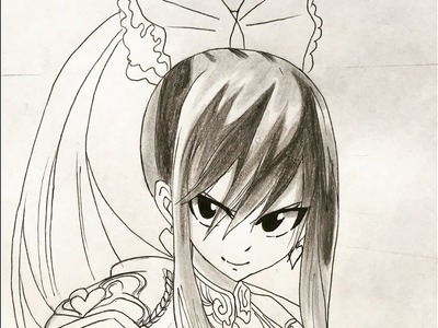 How to draw Erza Scarlet (Fairy Tail)