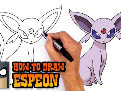 How to Draw Espeon | Pokemon