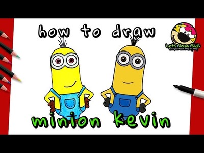 How To Draw Minion Kevin | Minions