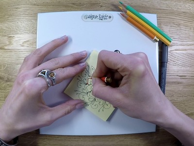 How to draw SpiralFlower variation by Alena Light - Real time video