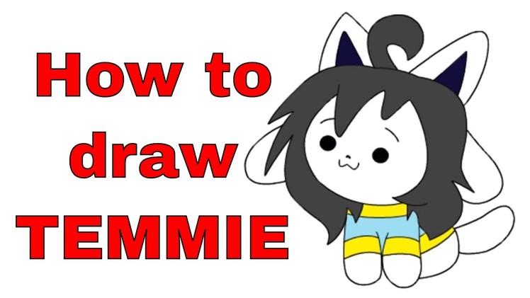 How to draw TEMMIE from #undertale