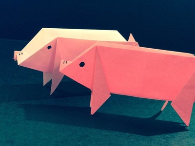How to Fold an Origami Pig (Tutorial)