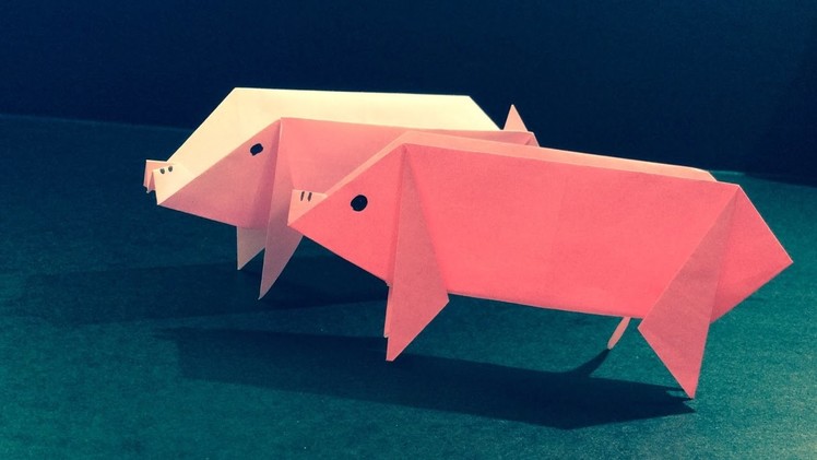 How to Fold an Origami Pig (Tutorial)