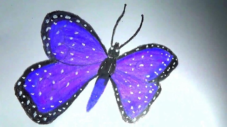???? How to Make a easy Butterfly Drawing - तितली का चित्र बनाना सीखे