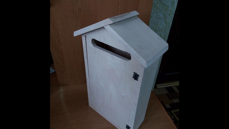 How to make a letter box from plywood