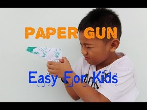 How to Make a Paper Gun | Easy for Kids