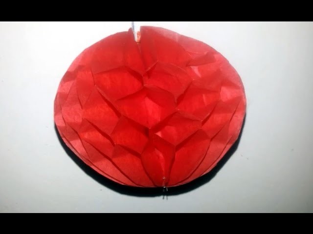 How to make a Paper Honeycomb Ball Diya