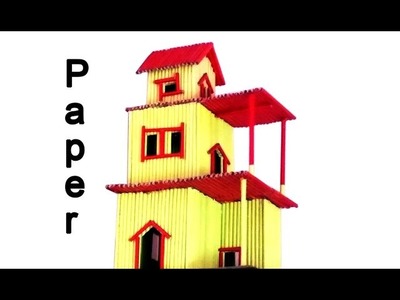 How to make a paper house building very easy