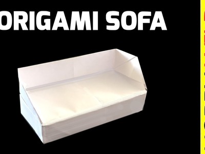 How To Make A Paper Sofa (Origami)