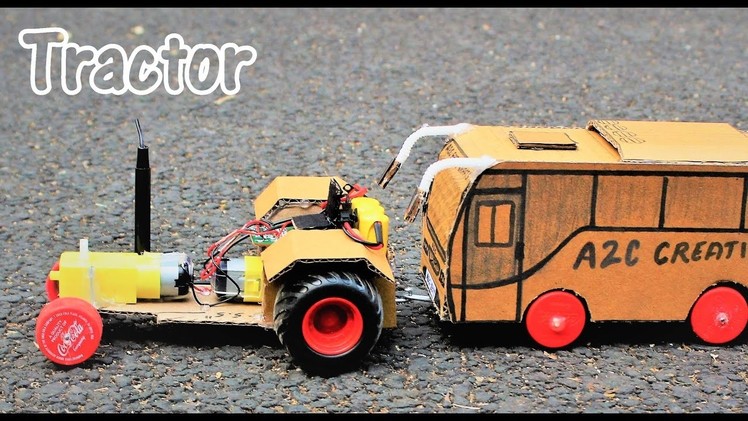 How to make a RC Tractor - Simple