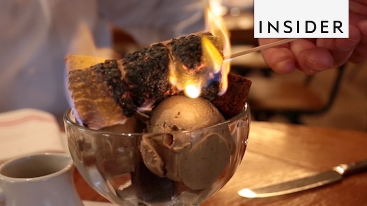 How to Make a S'mores Sundae With Marshmallow Ice Cream