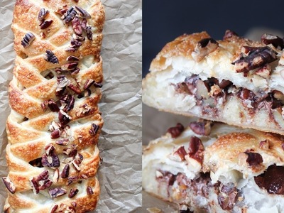 How To Make Almond, Nutella And Pecan Braid - Your Wish Wednesday - By One Kitchen Episode 796