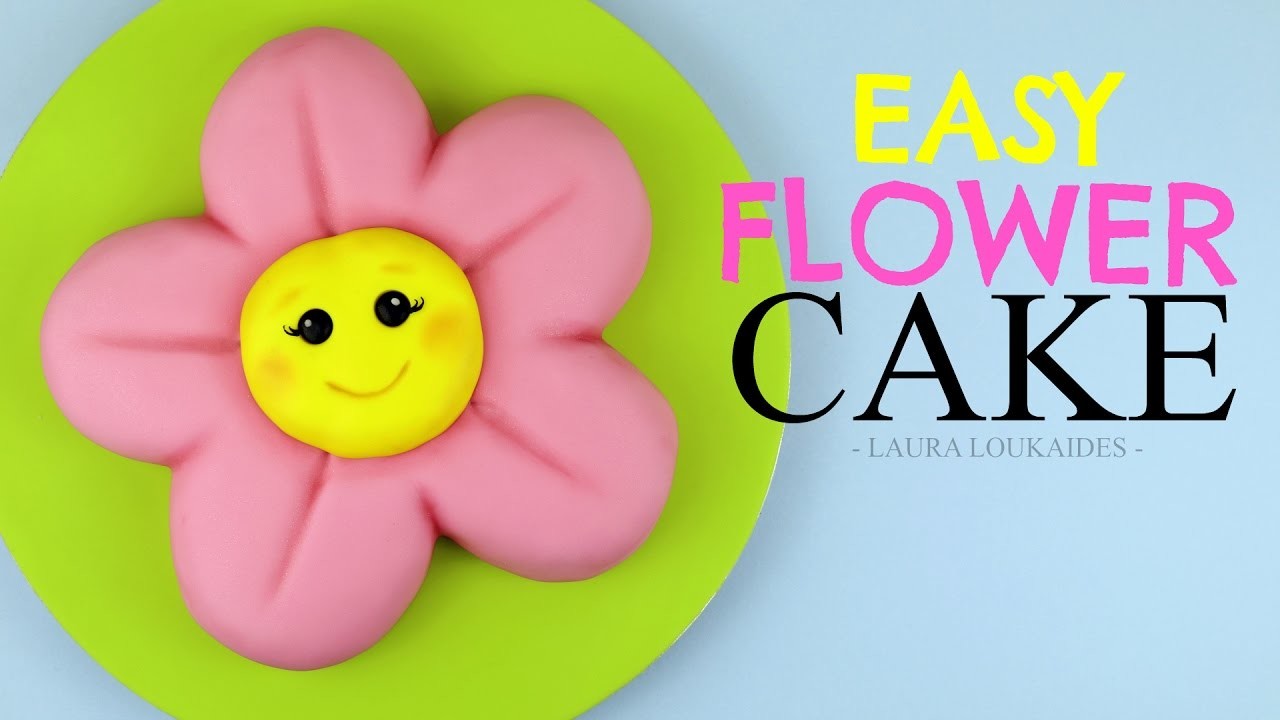 How to Make an Easy Kawaii Flower Cake - Laura Loukaides