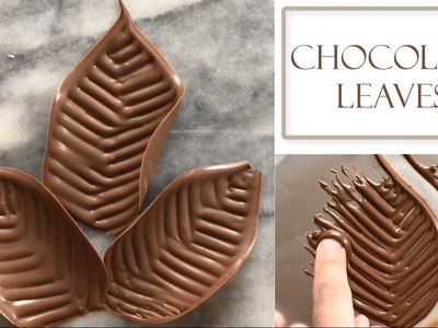 How to Make Chocolate Leaves | Simple & Easy !