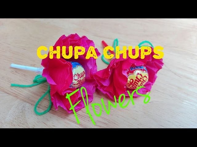 How to Make Chupa Chups Flower in 5 minutes EASY
