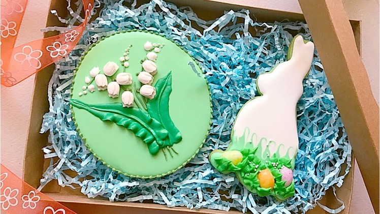How to make fondant lily of the valley with tulip flower mold.????Cookie gift