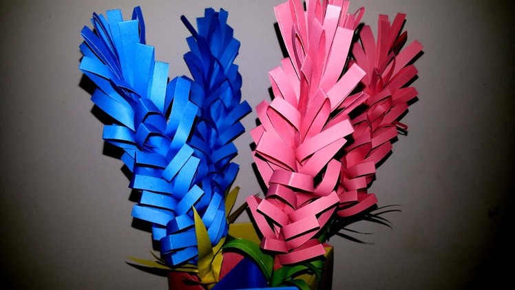 How to make lavender paper flower