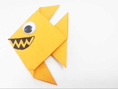 How to make: Origami Fish Piranha